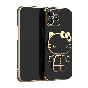 کاور گاردتک آساک مدل Kitty Strap مناسب برای گوشی موبایل ریلمی Realme C63/ C61 به همراه بند