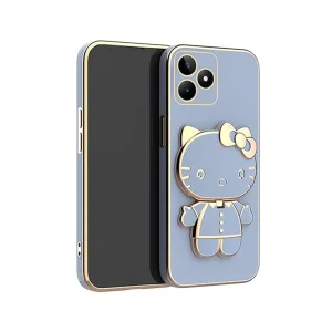 کاور گاردتک آساک مدل Kitty Strap مناسب برای گوشی موبایل ریلمی Realme C63/ C61 به همراه بند