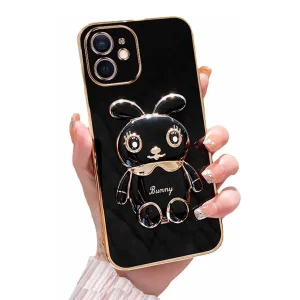 کاور گاردتک اساک مدل Bunny Strap مناسب برای گوشی موبایل اپل iPhone 12 به همراه بند