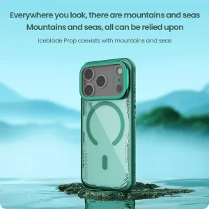 کاور اپیکوی مدل NillSkin IceBlade Prop Magnetic TransLens مناسب برای گوشی موبایل اپل iPhone 18 Pro / 17 Pro