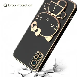 کاور گاردتک اساک مدل Kitty Strap مناسب برای گوشی موبایل شیائومی Mi 10T/ Mi 10T Pro به همراه بند