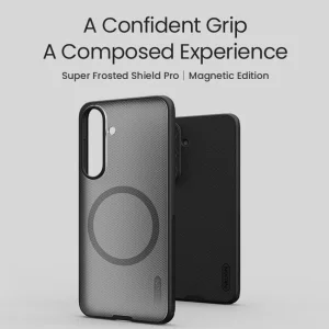 کاور نیلکین مدل Frosted Shield Pro Transparent Magnetic مناسب برای گوشی موبایل سامسونگ Galaxy S26 FE