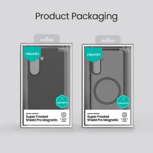 کاور نیلکین مدل Frosted Shield Pro Transparent Magnetic مناسب برای گوشی موبایل سامسونگ Galaxy S26 FE