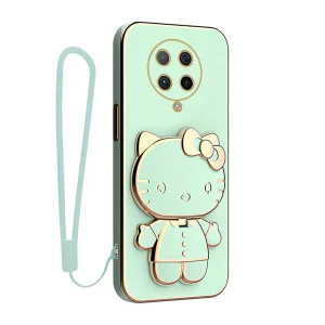 کاور گاردتک آساک مدل Kitty Strap مناسب برای گوشی موبایل شیائومی Poco F2 Pro به همراه بندآویز