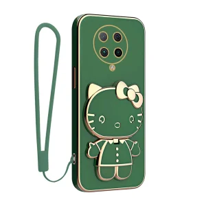 کاور گاردتک آساک مدل Kitty Strap مناسب برای گوشی موبایل شیائومی Poco F2 Pro به همراه بندآویز