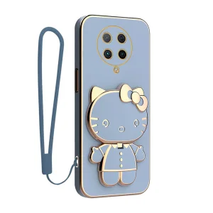 کاور گاردتک آساک مدل Kitty Strap مناسب برای گوشی موبایل شیائومی Poco F2 Pro به همراه بندآویز