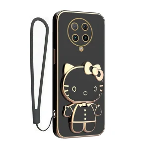 کاور گاردتک آساک مدل Kitty Strap مناسب برای گوشی موبایل شیائومی Poco F2 Pro به همراه بندآویز