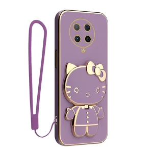 کاور گاردتک آساک مدل Kitty Strap مناسب برای گوشی موبایل شیائومی Poco F2 Pro به همراه بندآویز
