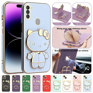 کاور اسپارتان مدل Kitty مناسب برای گوشی موبایل سامسونگ Galaxy A11 به همراه بند نگهدارنده
