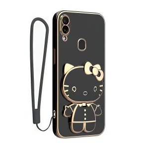 کاور اسپارتان مدل Kitty مناسب برای گوشی موبایل سامسونگ Galaxy A20 / A30 به همراه بند نگهدارنده