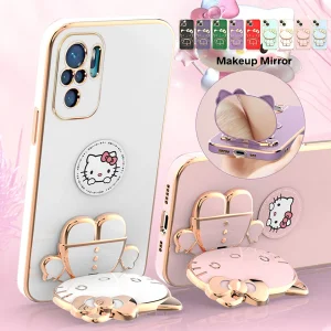 کاور اسپارتان مدل Kitty مناسب برای گوشی موبایل شیائومی Poco M5s / Note 10s / Note 10 4G به همراه بند نگهدارنده