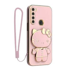 کاور اسپارتان مدل Kitty مناسب برای گوشی موبایل شیائومی Redmi Note 8 به همراه بند نگهدارنده