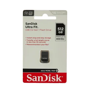 فلش مموری سن دیسک مدل Ultra Fit USB3.2 ظرفیت 512 گیگابایت