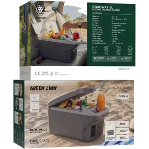 یخچال و گرم‌کن قابل حمل خودرو گرین لاین مدل Roadway 8L ظرفیت 8 لیتر