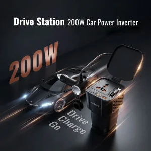 اینورتر برق خودرو پرودو مدل DriveStation PDCI103BK توان 200 وات