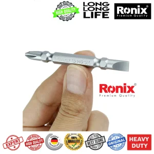 سرپیچ گوشتی یک سر چهر سو یک سر دو سوی رونیکس مدل RH5431 مجموعه 10 عددی