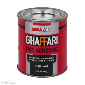 چسب پی وی سی غفاری مدل Mega Bond وزن 250 گرم مجموعه 24 عددی