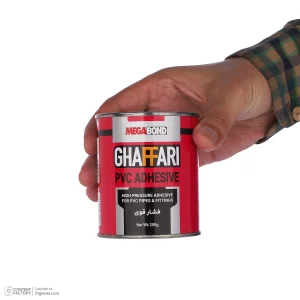 چسب پی وی سی غفاری مدل Mega Bond وزن 250 گرم مجموعه 24 عددی