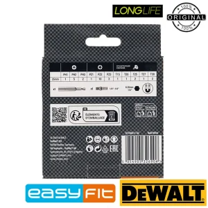 سری پیچ گوشتی دیوالت مدل فشارقوی حرفه ای PH2/PZ2 X32 مجموعه 32 عددی