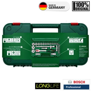 آچار بکس بوش مدل فوق حرفه ای کد PRO BOX 1600A0-25 مجموعه 25 عددی