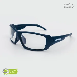 عینک ایمنی نیوسیف مدل ضدبخار و ضدخش کد Noir
