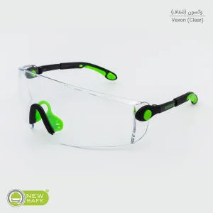 عینک ایمنی نیوسیف مدل ضدبخار و ضدخش کد Vexon