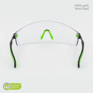 عینک ایمنی نیوسیف مدل ضدبخار و ضدخش کد Vexon