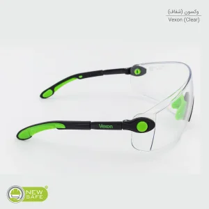عینک ایمنی نیوسیف مدل ضدبخار و ضدخش کد Vexon