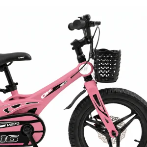 دوچرخه کودک اوکی سایز 16 مدل MB70 بدنه منیزیومی با ترمز دیسکی و چرخ کمکی کد 2392