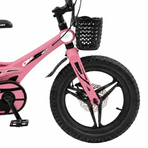 دوچرخه کودک اوکی سایز 16 مدل MB70 بدنه منیزیومی با ترمز دیسکی و چرخ کمکی کد 2392