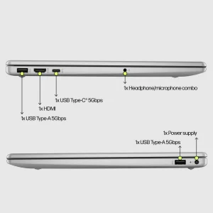 لپ تاپ 15.6 اینچی اچ‌ پی مدل fd0215dx-15-Core i5 1334U-16GB DDR4 3200MHz-512GB SSD-Touch-W