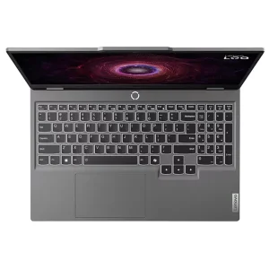 لپ‌تاپ لنوو مدل LOQ 15ARP9 با پردازنده Ryzen 5-7235HS و گرافیک RTX3050 6GB، رم DDR5 12GB با فرکانس 4800MHz، حافظه SSD با ظرفیت 1TB، نمایشگر 15.6 اینچ IPS با وضوح Full HD و نرخ به‌روزرسانی 144Hz، دارای نور پس‌زمینه کیبورد، کاستوم شده