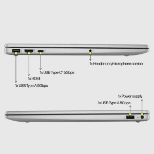 لپ تاپ 15.6 اینچی اچ‌ پی مدل fd0576TU-15-Core i5 1335U-24GB DDR4 3200MHz-512GB SSD-TN-W - کاستوم شده