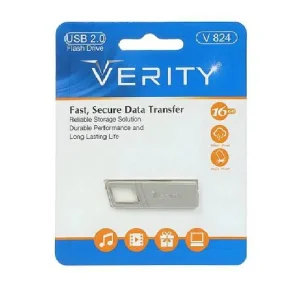 فلش مموری وریتی مدل V824 ظرفیت 16 گیگابایت با رابط USB 2.0