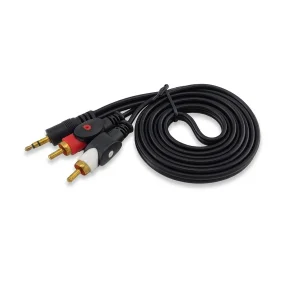 کابل تبدیل 2 به 1 RCA به جک 3.5 میلیمتری رویال مدل r1.5 طول 1.5 متر