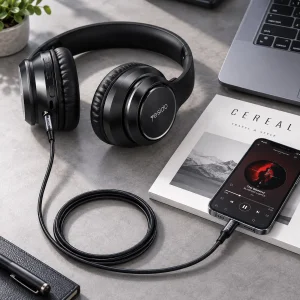 کابل تبدیل USB-C به AUX یسیدو مدل YAU42 طول 1 متر