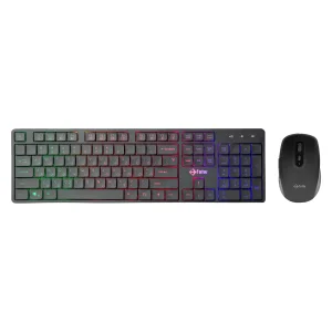 کیبورد و ماوس گیمینگ فاطر مدل CWR-7000B، سوییچ ممبران، Full-Size، نورپردازی RGB