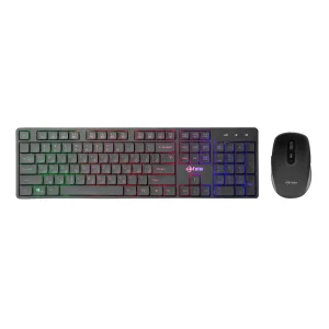 کیبورد و ماوس گیمینگ فاطر مدل CWR-7000B، سوییچ ممبران، Full-Size، نورپردازی RGB
