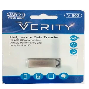 فلش مموری وریتی مدل V802 USB2.0 ظرفیت 64 گیگابایت