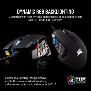 ماوس مخصوص بازی کورسیر مدل SCIMITAR RGB ELITE