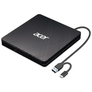 درایو DVD اکسترنال ایسر مدل Potable، با رابط USB 3.0/Type-C