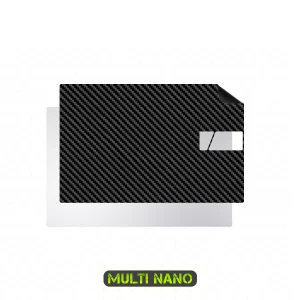 برچسب پوششی پشت لپ تاپ مولتی نانو طرح کربن مدل X-F1C مناسب برای لپ تاپ ایسوس VivoBook 15 X1504V 15.6 inch 2023