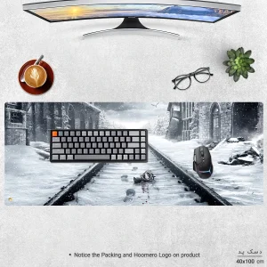 ماوس پد هومرو مدل HX525 طرح Metro Exodus سایز 40x100 سانتی‌متر