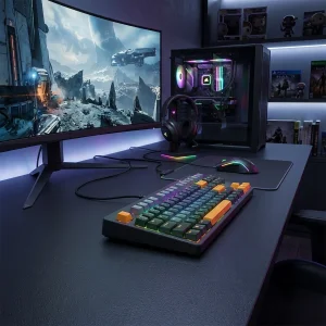 کیبورد با سیم مخصوص بازی آئولا مدل S500