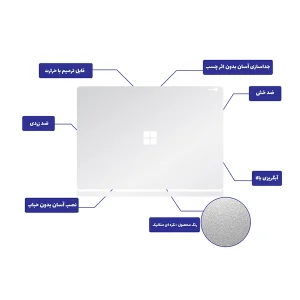 برچسب محافظ توییجین و موییجین کد 02 مناسب برای لپ تاپ مایکروسافت surface book 2/13.5inch