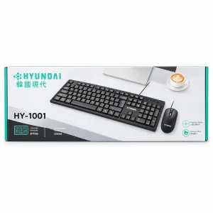 کیبورد و ماوس باسیم هیوندای مدل HY1001