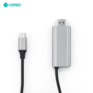 کابل تبدیل USB-C به HDMI کوتتسی مدل 33025 طول 2 متر
