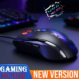 ماوس با سیم مخصوص بازی ای فورتک مدل OSCAR_X_71O_BK