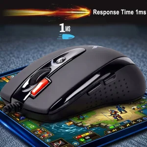 ماوس با سیم مخصوص بازی ای فورتک مدل OSCAR_X_71O_BK