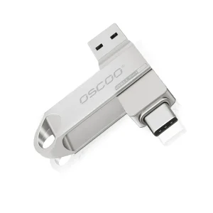 فلش مموری اوسکو مدل SU001 ظرفیت 128 گیگابایت با رابط USB Type-C